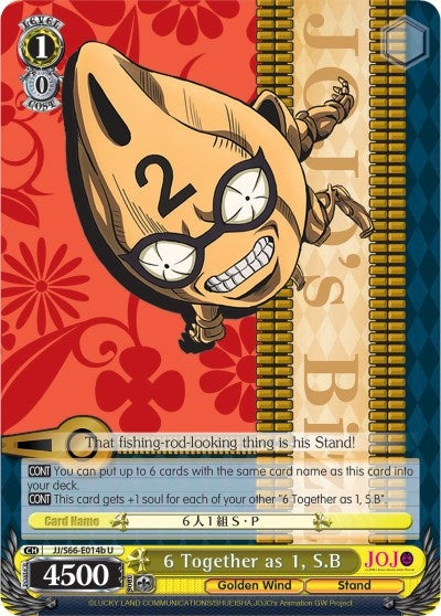6 Together as 1 S.B (B) (66014) [JJ/S66] - Weiss Schwarz Single