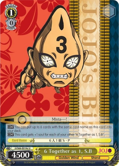 6 Together as 1 S.B (C) (66014) [JJ/S66] - Weiss Schwarz Single