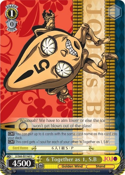 6 Together as 1 S.B (D) (66014) [JJ/S66] - Weiss Schwarz Single