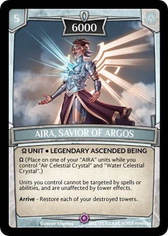 AIRA Savior of Argos (2) [ASC] - Argent Saga TCG Single