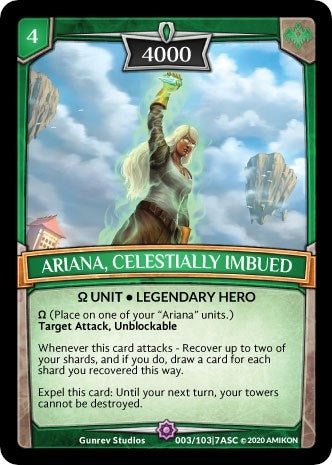 Ariana Celestially Imbued (3) [ASC] - Argent Saga TCG Single