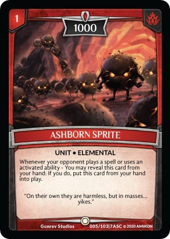 Ashborn Sprite (5) [ASC] - Argent Saga TCG Single