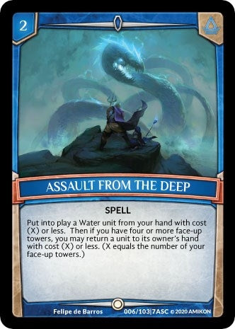 Assault from the Deep (6) [ASC] - Argent Saga TCG Single