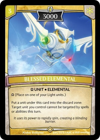 Blessed Elemental (11) [ASC] - Argent Saga TCG Single