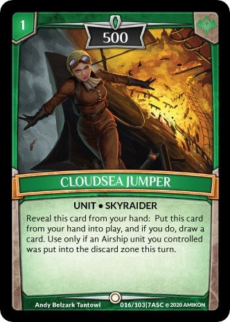 Cloudsea Jumper (16) [ASC] - Argent Saga TCG Single