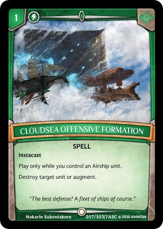 Cloudsea Offensive Formation (17) [ASC] - Argent Saga TCG Single