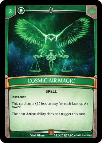 Cosmic Air Magic (21) [ASC] - Argent Saga TCG Single
