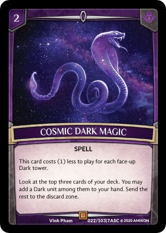 Cosmic Dark Magic (22) [ASC] - Argent Saga TCG Single