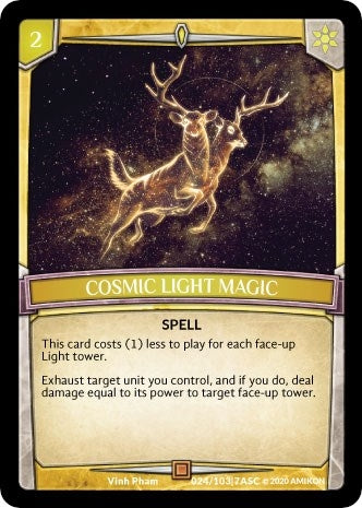 Cosmic Light Magic (24) [ASC] - Argent Saga TCG Single