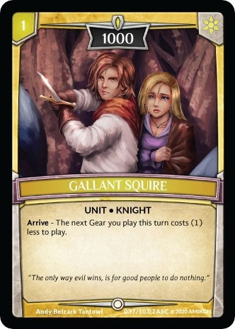Gallant Squire (37) [ASC] - Argent Saga TCG Single