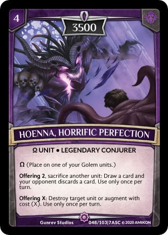 Hoenna Horrific Perfection (48) [ASC] - Argent Saga TCG Single
