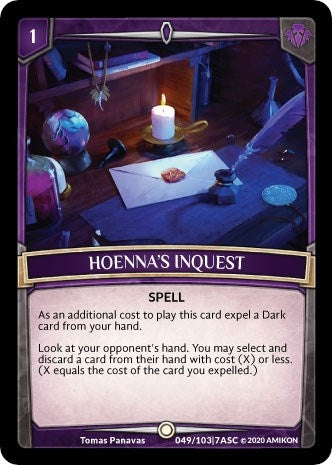 Hoenna’s Inquest (49) [ASC] - Argent Saga TCG Single