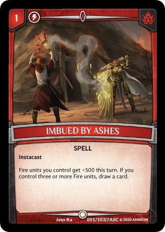 Imbued by Ashes (51) [ASC] - Argent Saga TCG Single