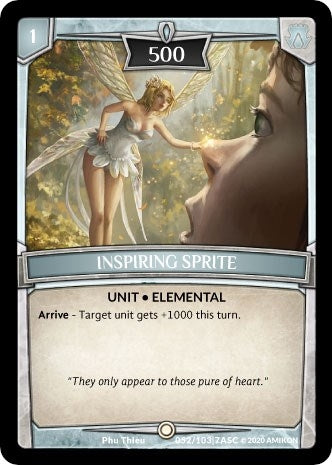 Inspiring Sprite (52) [ASC] - Argent Saga TCG Single