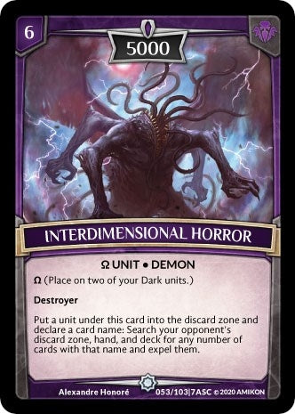 Interdimensional Horror (53) [ASC] - Argent Saga TCG Single