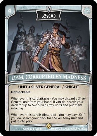 Liam Corrupted by Madness (62) [ASC] - Argent Saga TCG Single
