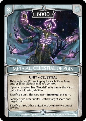 Metaial Celestial of Ruin (69) [ASC] - Argent Saga TCG Single