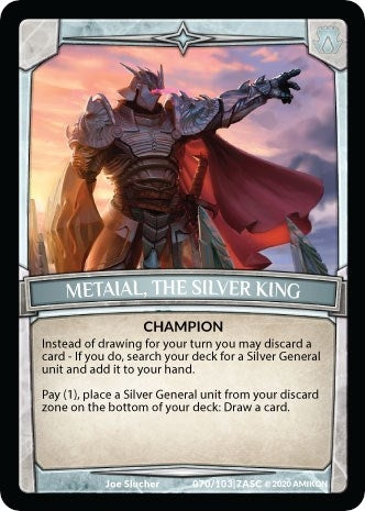 Metaial the Silver King (70) [ASC] - Argent Saga TCG Single