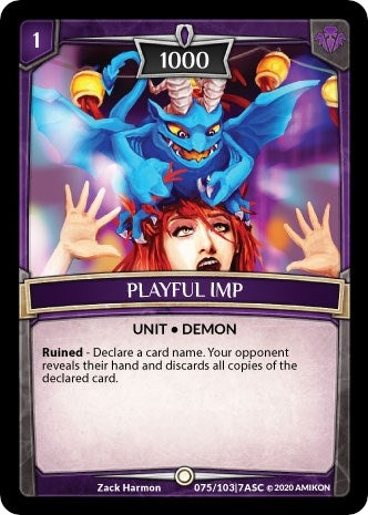 Playful Imp (75) [ASC] - Argent Saga TCG Single