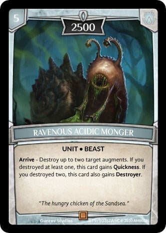 Ravenous Acidic Monger (79) [ASC] - Argent Saga TCG Single