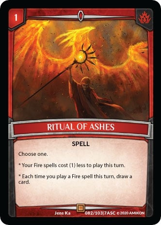 Ritual of Ashes (82) [ASC] - Argent Saga TCG Single