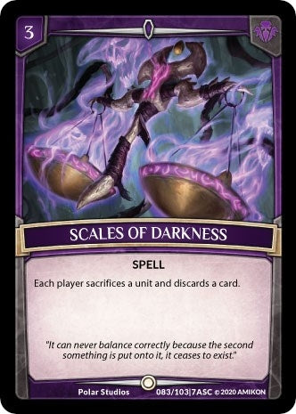 Scales of Darkness (83) [ASC] - Argent Saga TCG Single