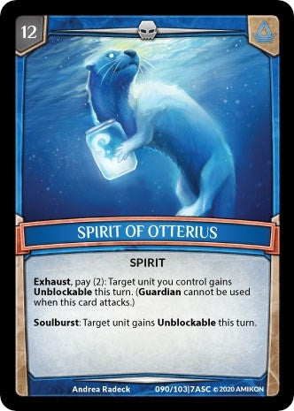 Spirit of Otterius (90) [ASC] - Argent Saga TCG Single