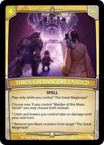 Through Dangers Untold (95) [ASC] - Argent Saga TCG Single