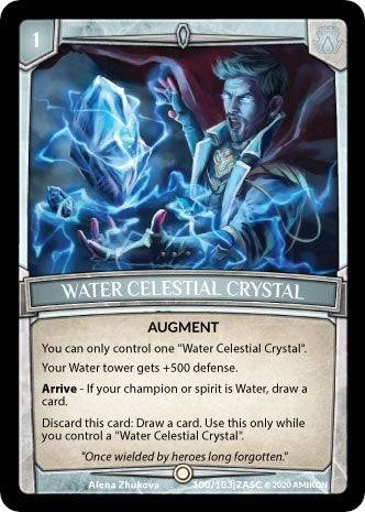 Water Celestial Crystal (100) [ASC] - Argent Saga TCG Single