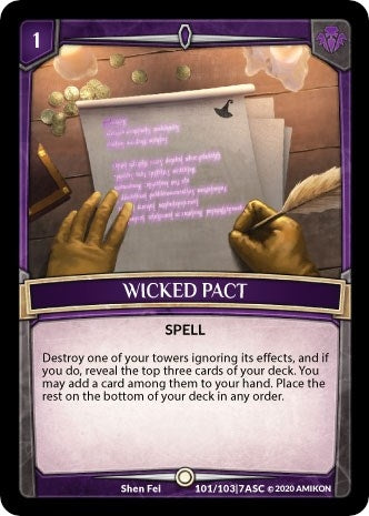 Wicked Pact (101) [ASC] - Argent Saga TCG Single