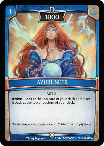 Azure Seer (104) [ASC] - Argent Saga TCG Single