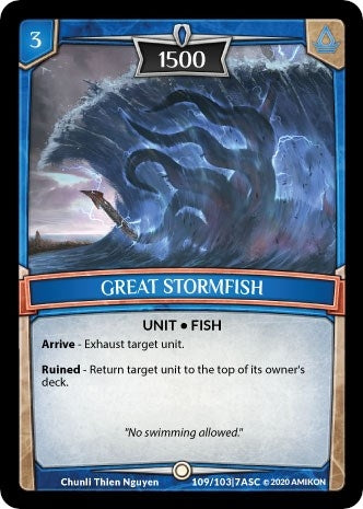 Great Stormfish (109) [ASC] - Argent Saga TCG Single