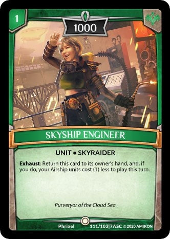 Skyship Engineer (111) [ASC] - Argent Saga TCG Single