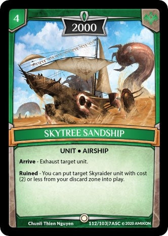 Skytree Sandship (112) [ASC] - Argent Saga TCG Single