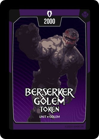 Berserker Golem Token [ASC] - Argent Saga TCG Single