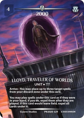 Lloyd Traveler of Worlds (Serial Numbered) (2020129) [PR] - Argent Saga TCG Single