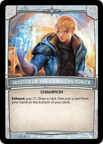 Master of the Cerulean Tower (2020132) [PR] - Argent Saga TCG Single