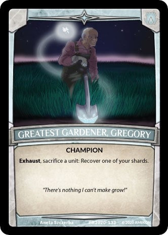 Greatest Gardener Gregory (2020133) [PR] - Argent Saga TCG Single