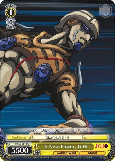 A New Power G.W (66018) [JJ/S66] - Weiss Schwarz Single