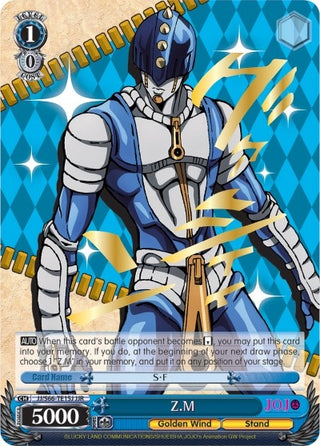 Z.M (JJR) (Gold Stamp) (6615) [JJ/S66] - Weiss Schwarz Single