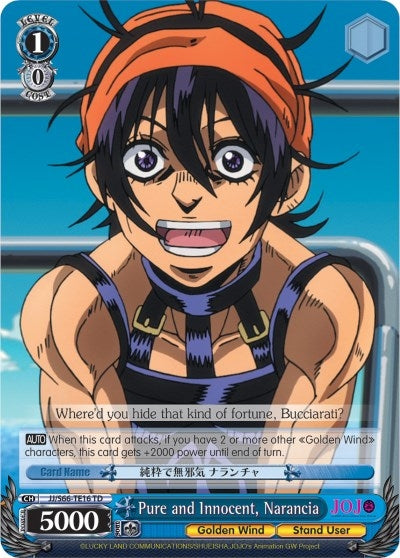 Pure and Innocent Narancia (6616) [JJ/S66] - Weiss Schwarz Single