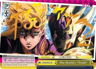 The World’s ’Truth’ (JJR) (Gold Stamp) (66025) [JJ/S66] - Weiss Schwarz Single