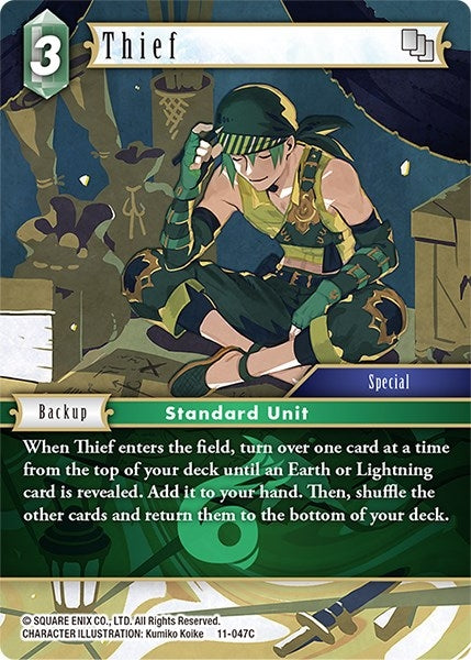 Thief - 11-047C (11) [OP11] - Final Fantasy TCG Single
