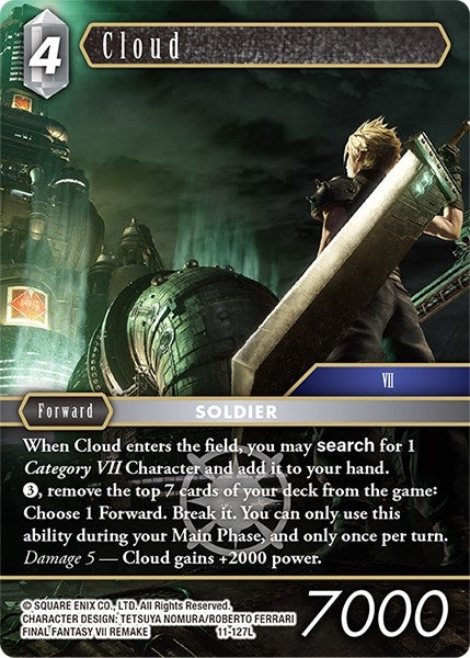Cloud - 11-127L (11) [OP11] - Final Fantasy TCG Single