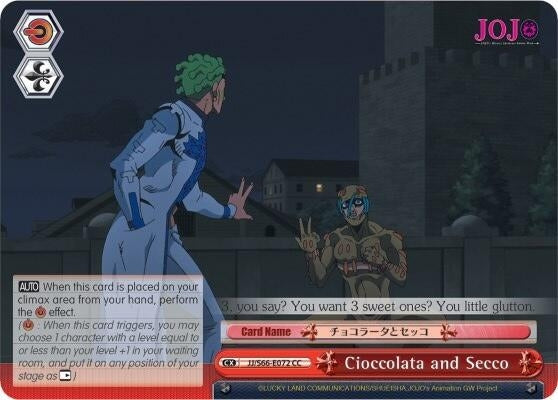 Cioccolata and Secco (66072) [JJ/S66] - Weiss Schwarz Single