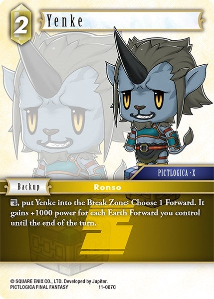 Yenke (11) [OP11] - Final Fantasy TCG Single