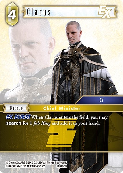 Clarus EX (11) [OP11] - Final Fantasy TCG Single