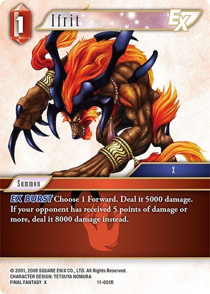 Ifrit EX (11) [OP11] - Final Fantasy TCG Single