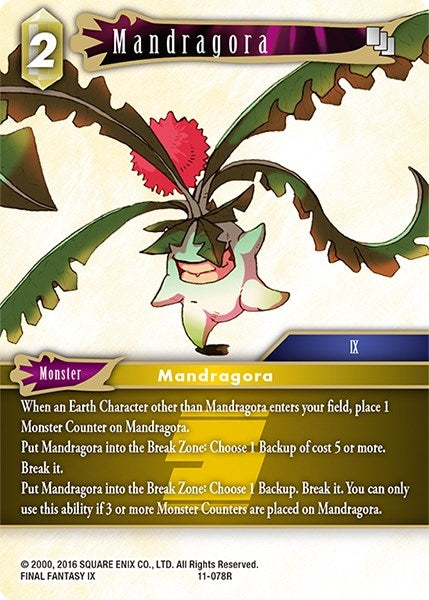 Mandragora (11) [OP11] - Final Fantasy TCG Single