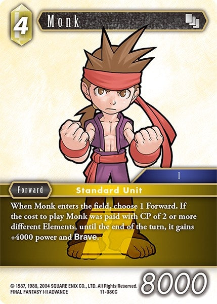 Monk - 11-080C (11) [OP11] - Final Fantasy TCG Single